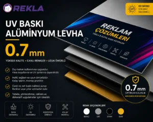 UV Baskı Alüminyum Levha 0,7 mm