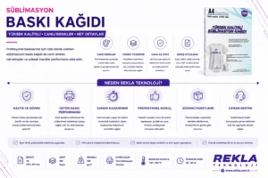 Süblimasyon baskı kağıdı kullanım alanları tişört kupa seramik metal baskı