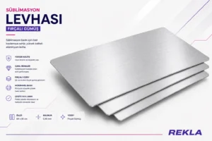 Fırçalı gümüş sublimasyon levhası 60x30 cm 0.45 mm özel kaplamalı alüminyum baskı metali