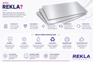 Rekla Teknoloji fırçalı gümüş sublimasyon levhası avantajları