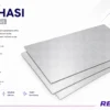 Simli gümüş sublimasyon levhası 60x30 cm 0.45 mm özel kaplamalı baskı metali