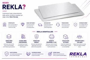 Rekla Teknoloji simli gümüş sublimasyon levhası kalite ve tedarik avantajları
