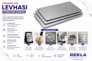Titanyum gümüş sublimasyon levhası kullanım alanları ve teknik özellikleri