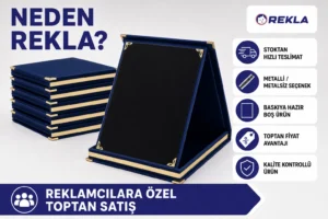 undefined albüm plaket 15×20 Rekla avantajları tanıtım görseli