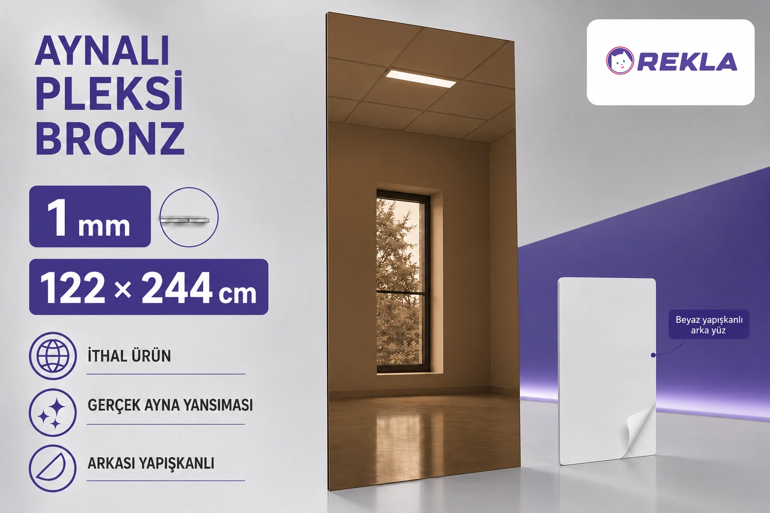 Aynalı Pleksiglass: Nasıl seçilir | Rekla Toptan Rehberi