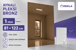 Bronz aynalı pleksi levha 1 mm 81×122 cm ürün görseli