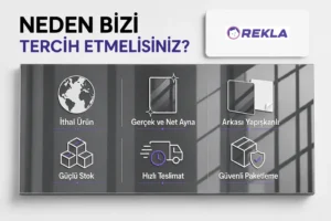 Füme aynalı pleksi levha 1 mm 81×122 cm Rekla avantajları tanıtım görseli