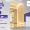 Gold aynalı pleksi levha 1 mm 122×244 cm ürün görseli