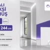 Gümüş aynalı pleksi levha 1 mm 122×244 cm ürün görseli