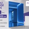 Mavi aynalı pleksi levha 1 mm 81×122 cm ürün görseli
