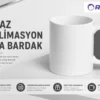 Süblimasyon Kupa Bardak Beyaz ürün görseli
