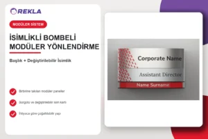 i̇simlikli bombeli modüler yönlendirme ürün görseli