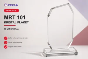 MRT 101 kristal plaket 10 mm ürün görseli