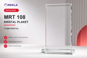MRT 108 kristal plaket 10 mm ürün görseli