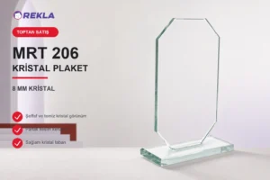 MRT 206 kristal plaket 8 mm ürün görseli