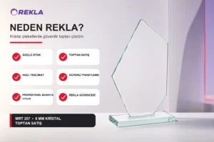 MRT 207 kristal plaket 8 mm Rekla avantajları tanıtım görseli