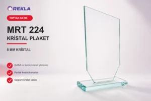 MRT 224 kristal plaket 8 mm ürün görseli