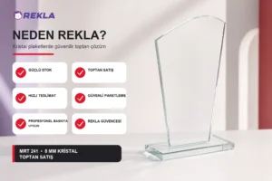 MRT 241 kristal plaket 8 mm Rekla avantajları tanıtım görseli