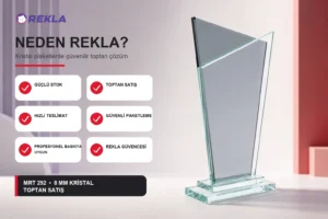 MRT 292 kristal plaket 8 mm Rekla avantajları tanıtım görseli