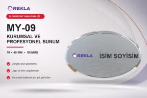 MY-09 Alüminyum Yaka İsimliği ürün görseli