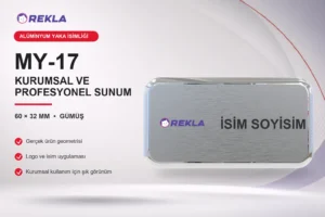 MY-17 Alüminyum Yaka İsimliği ürün görseli
