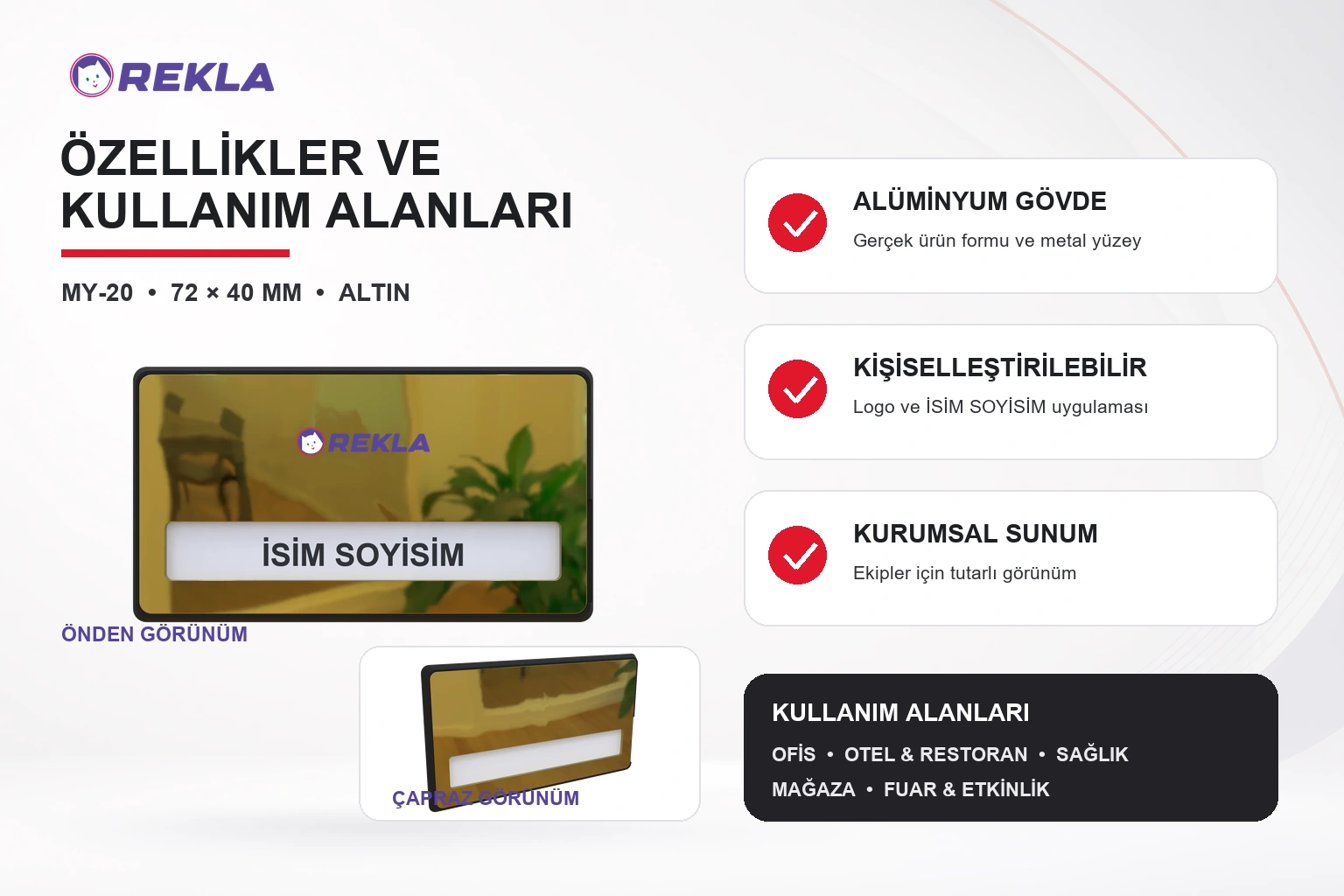 alüminyum yaka isimliği my-20 teknik özellikleri