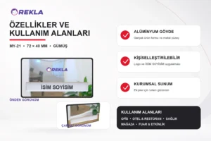 MY-21 Alüminyum Yaka İsimliği teknik özellikler ve kullanım alanları görseli