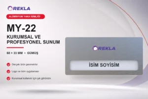 MY-22 Alüminyum Yaka İsimliği ürün görseli