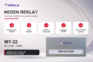 MY-22 Alüminyum Yaka İsimliği Rekla avantajları tanıtım görseli
