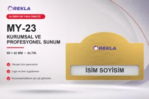 MY-23 Alüminyum Yaka İsimliği ürün görseli