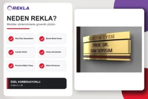özel kombinasyonlu bombeli yönlendirme Rekla avantajları tanıtım görseli
