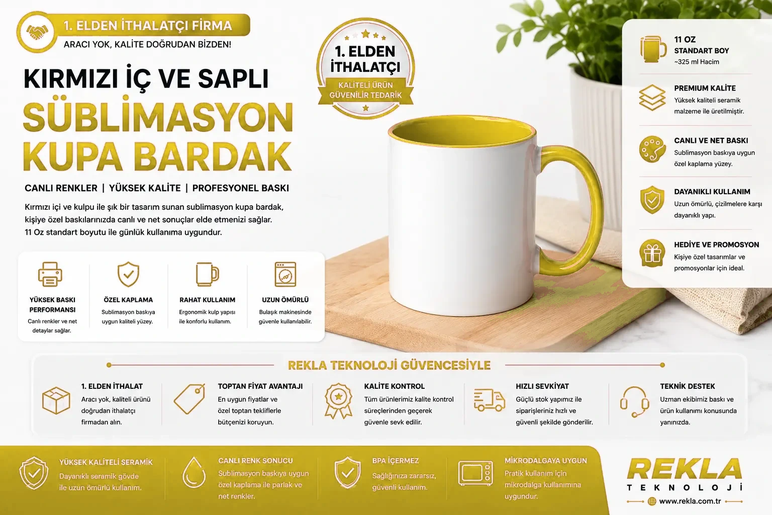 Süblimasyon Kupa Bardak: Nasıl seçilir