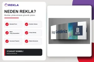 standart bombeli modüler yönlendirme Rekla avantajları tanıtım görseli