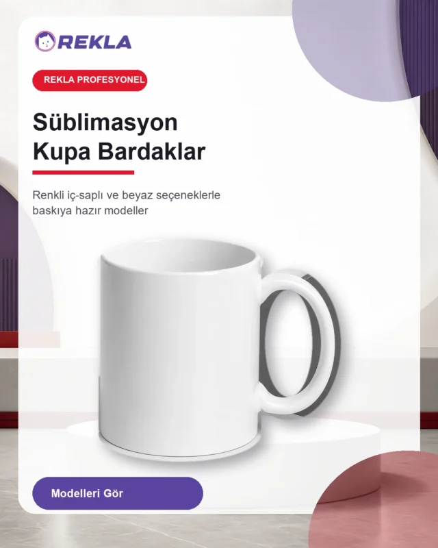 Süblimasyon kupa bardak kategorisi ana sayfa slider görseli (mobile)