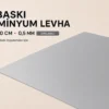 gri laklı UV baskı alüminyum levha 0,5 mm 100×200 cm ürün görseli