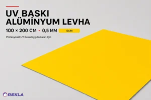 sarı UV baskı alüminyum levha 0,5 mm 100×200 cm ürün görseli