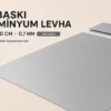 gri laklı UV baskı alüminyum levha 0,7 mm 100×200 cm ürün görseli