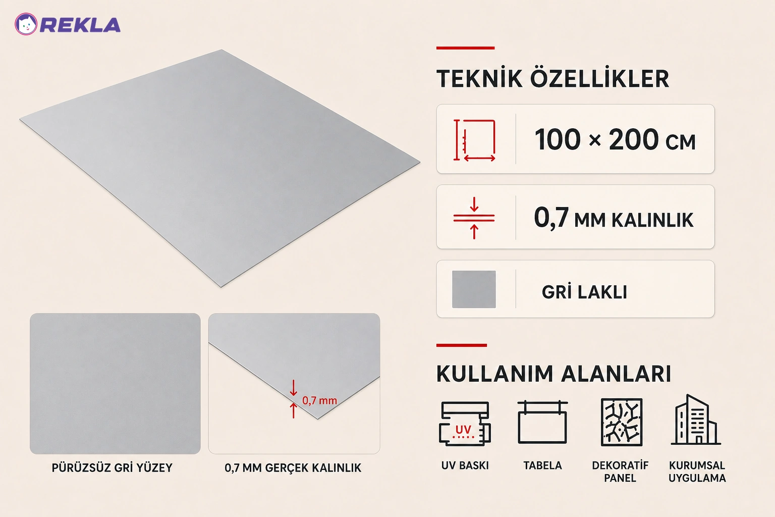uv baskı alüminyum levha 0 teknik özellikleri