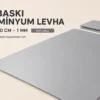 gri laklı UV baskı alüminyum levha 1 mm 100×200 cm ürün görseli