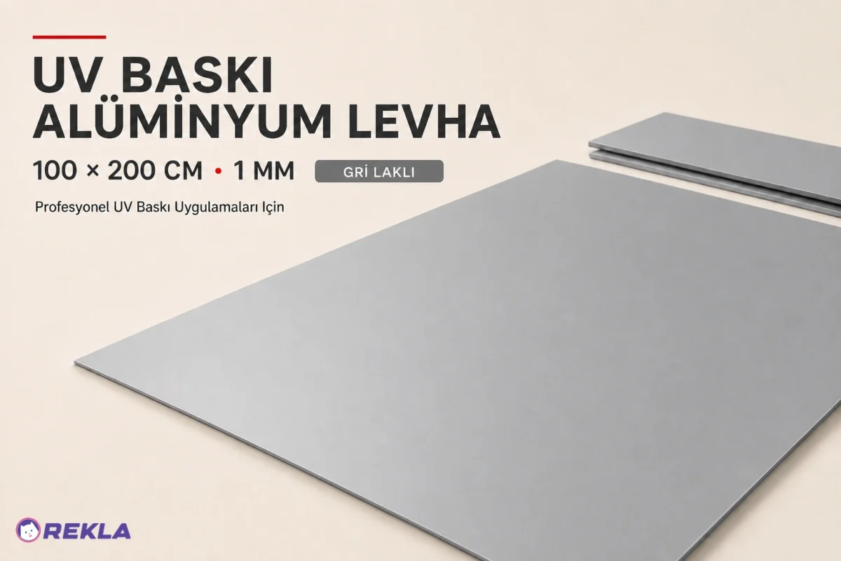gri laklı UV baskı alüminyum levha 1 mm 100×200 cm ürün görseli