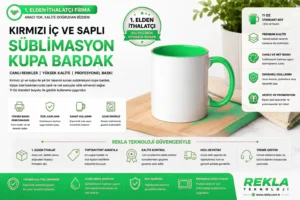 Süblimasyon Kupa Bardak Yeşil ürün görseli