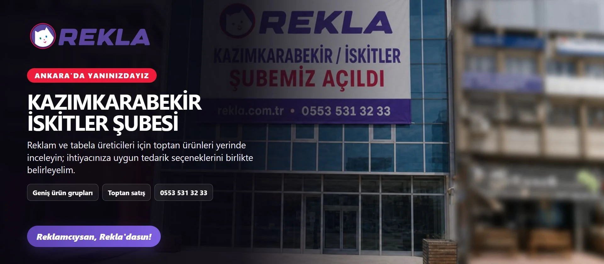Rekla Teknoloji Kazımkarabekir İskitler şubesi