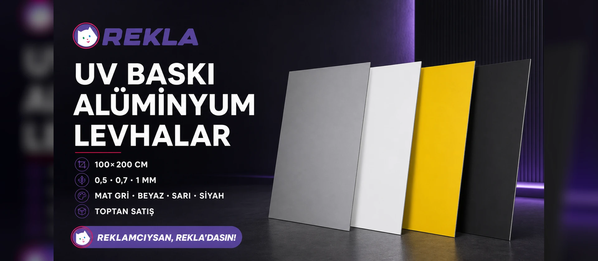 UV baskı alüminyum levhalar